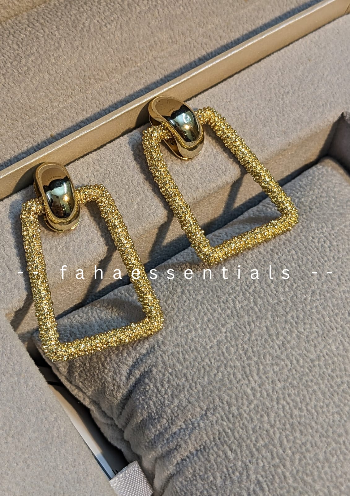 Golden Dazzle Earrings