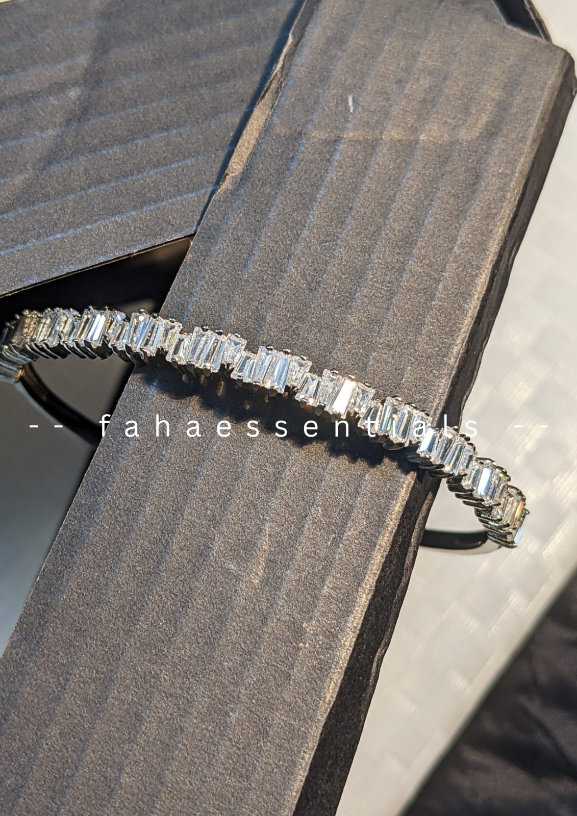 Radiant Baguette Cuff Bracelet