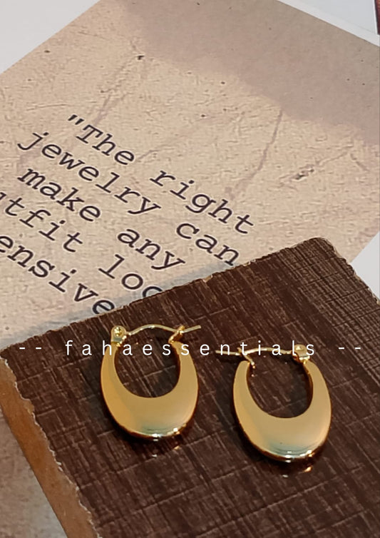 Gold Hoop Earrings 04