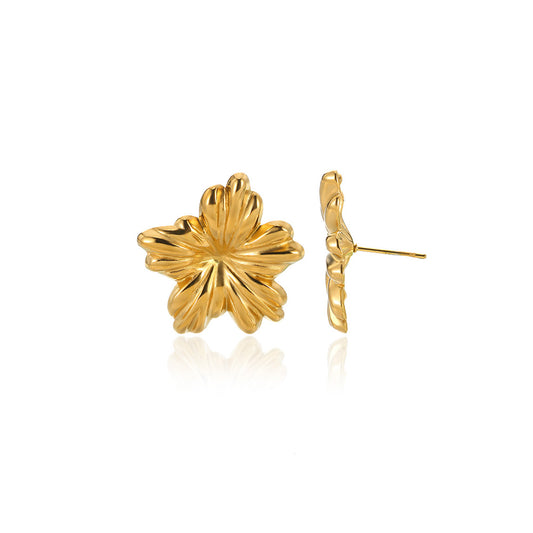 Luxe Floral Stud Earings