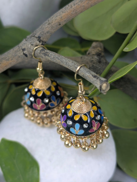 Noor-E-Meher Jhumki-Black