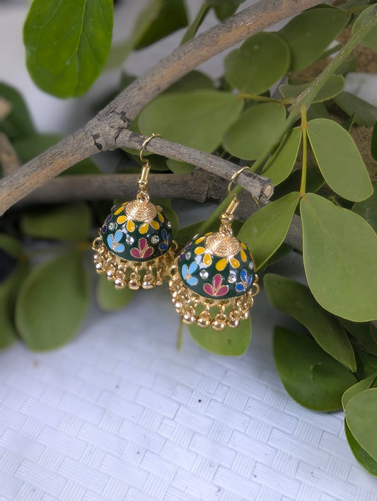 Noor-E-Meher Jhumki-Green