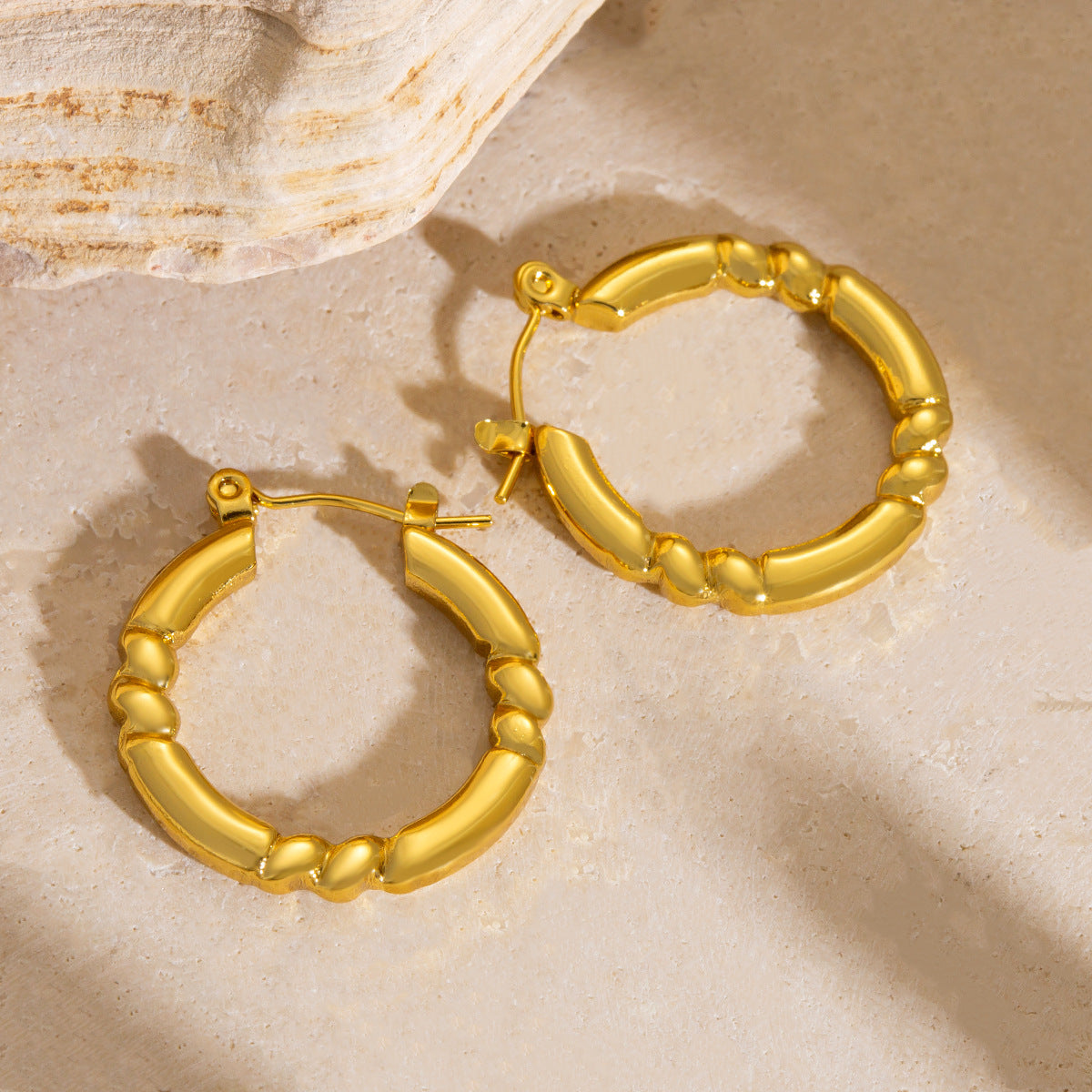 Classic Round Hoop Earrings