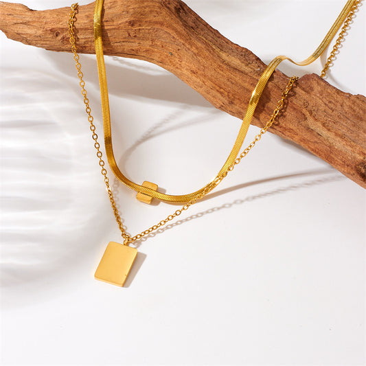 Emerald Glow Layered Necklace