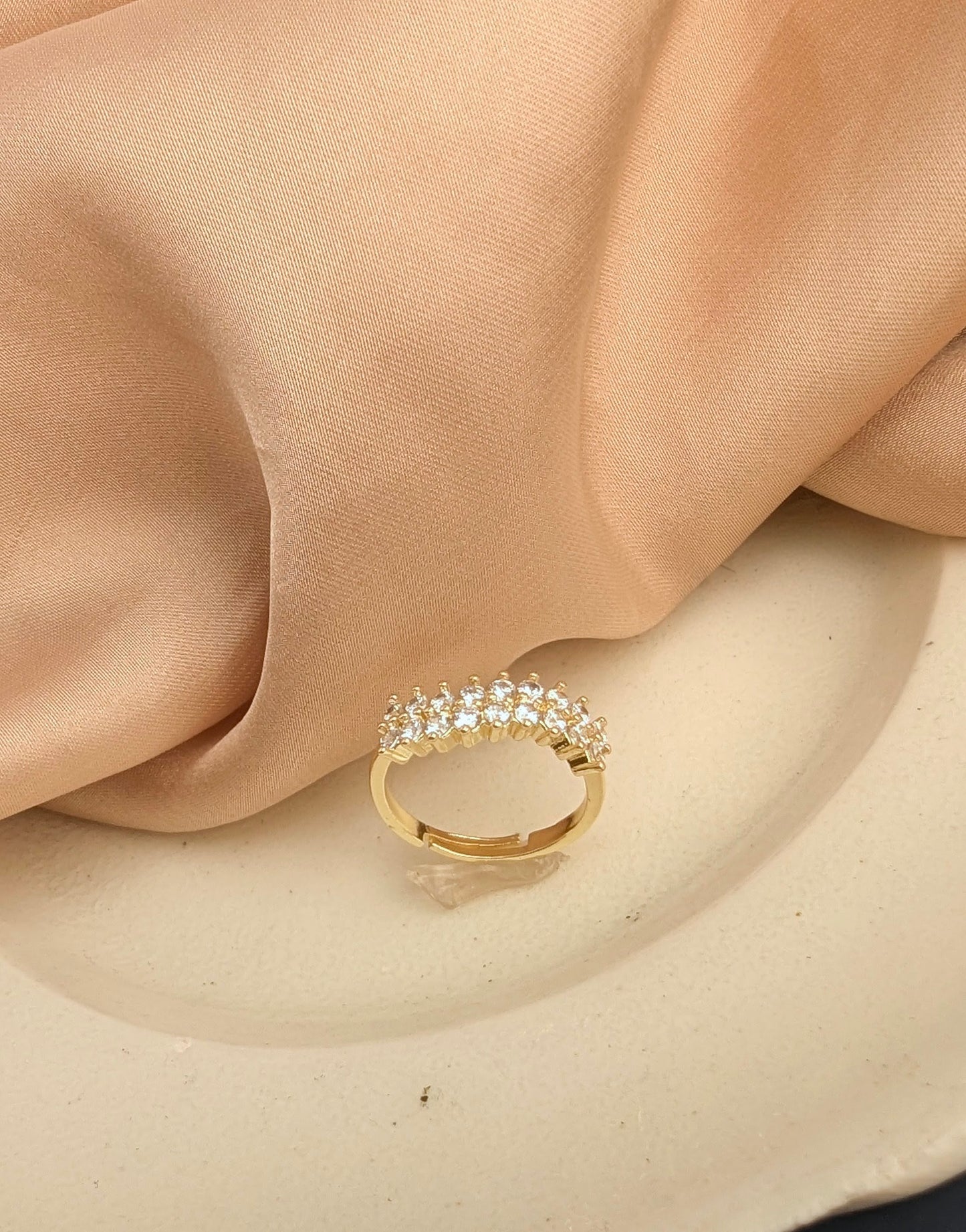 Golden Bliss Adjustable Ring