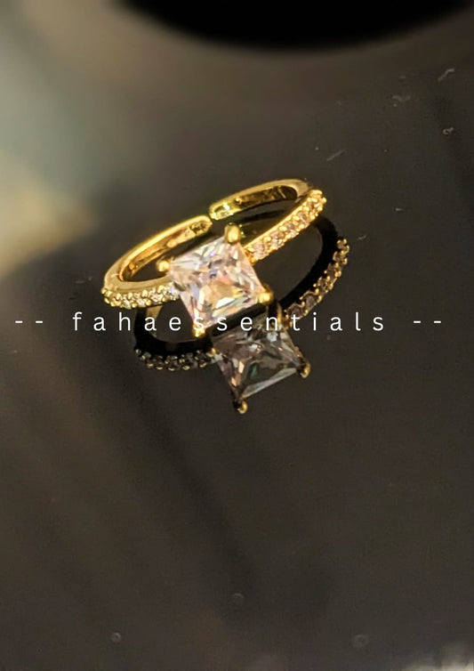 Princess Solitaire Ring