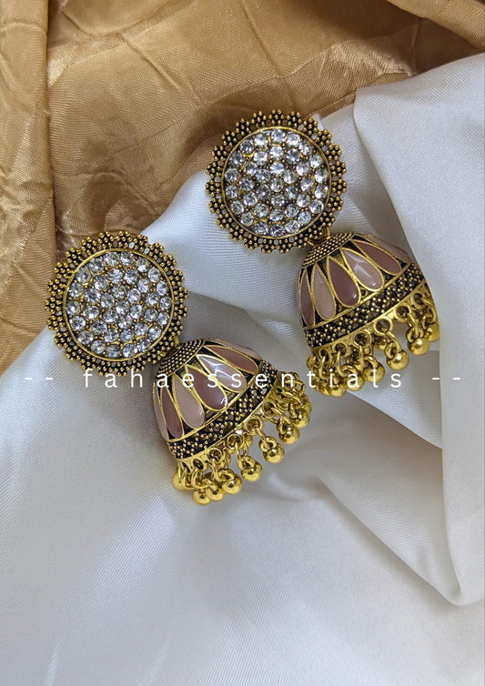 Heritage Jhumki - Brown