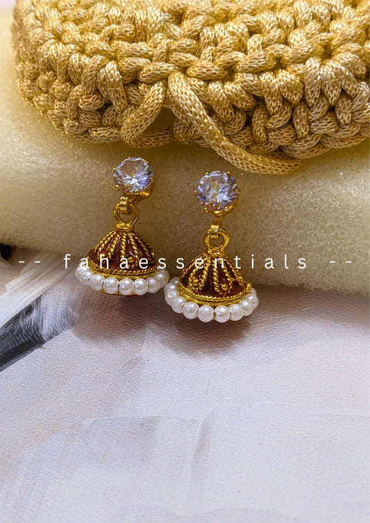 Zeenat Jhumki - Maroon