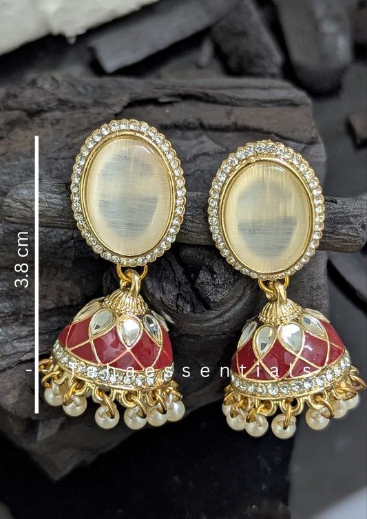 Husn Jhumki - Maroon