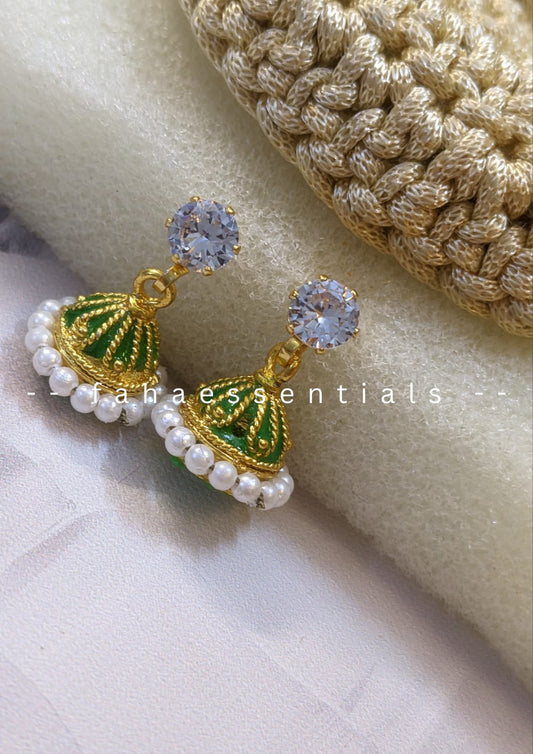 Zeenat Jhumki - Light Green
