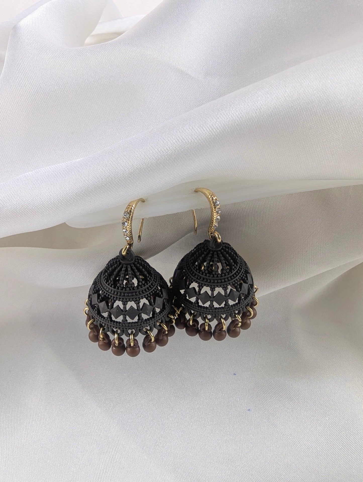 Mahrani Jhumki - Brown