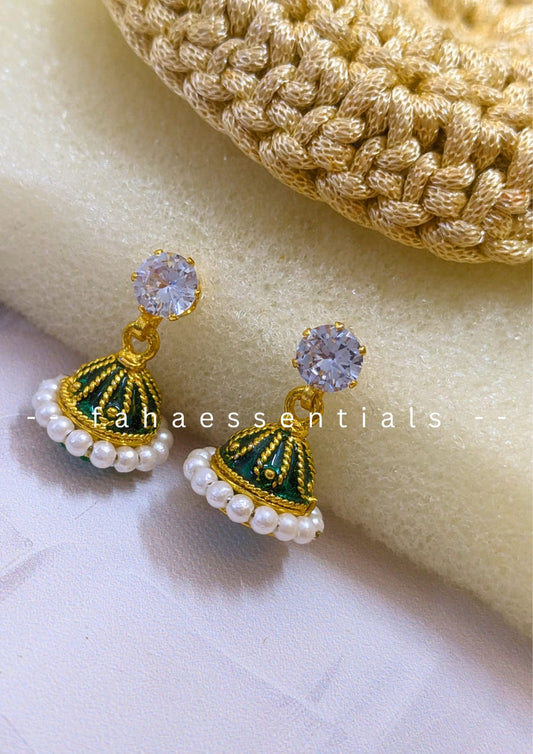 Zeenat Jhumki - Dark Green