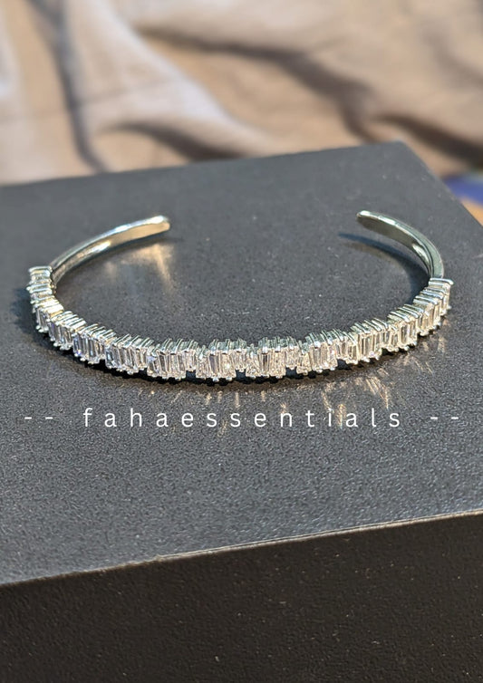 Radiant Baguette Cuff Bracelet