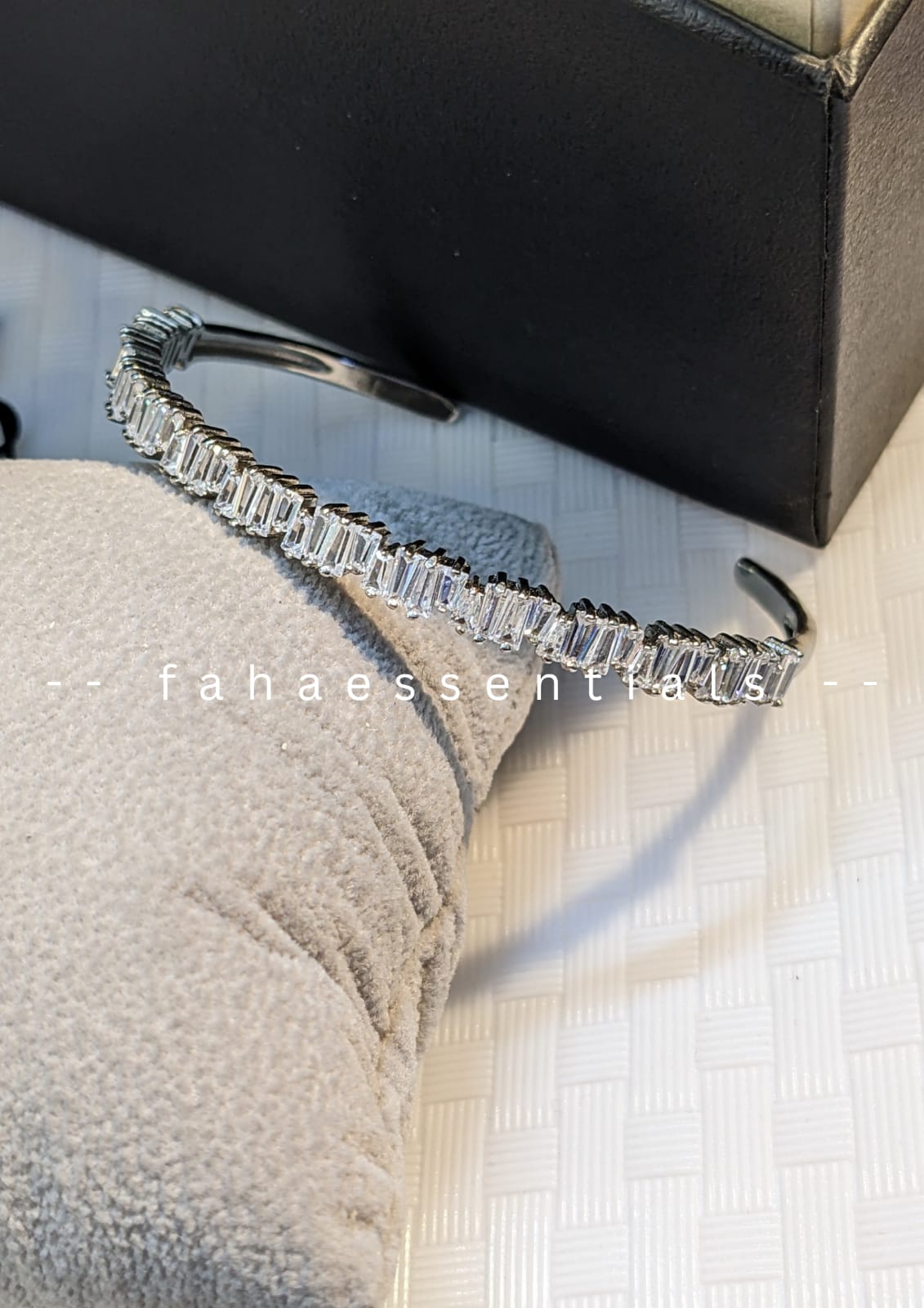 Radiant Baguette Cuff Bracelet
