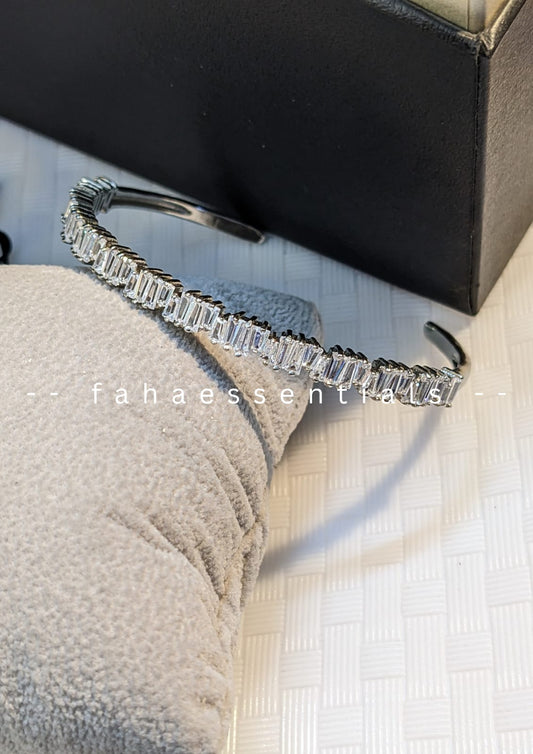 Radiant Baguette Cuff Bracelet