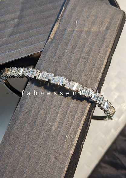 Radiant Baguette Cuff Bracelet