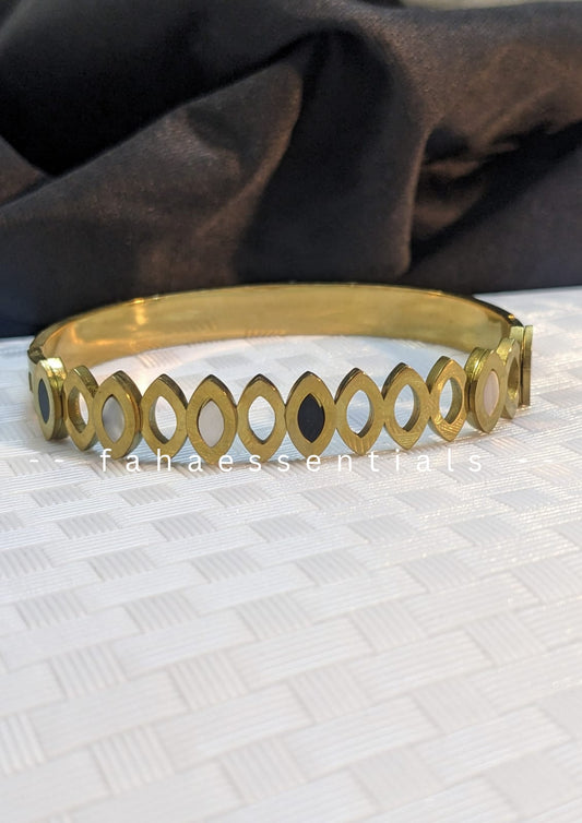 Golden Infinity Cuff Bracelet
