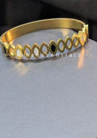 Golden Infinity Cuff Bracelet
