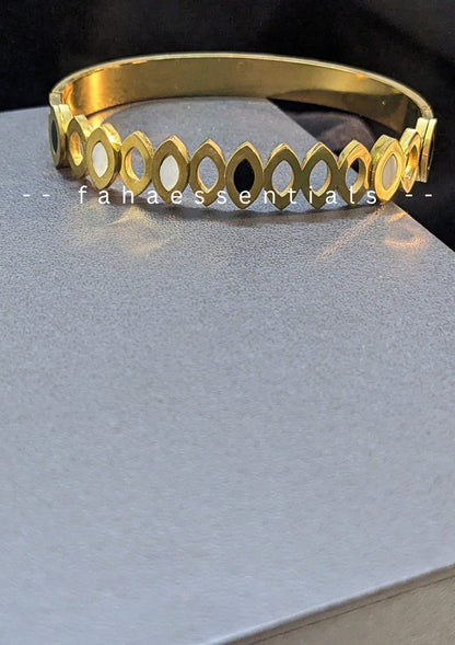 Golden Infinity Cuff Bracelet