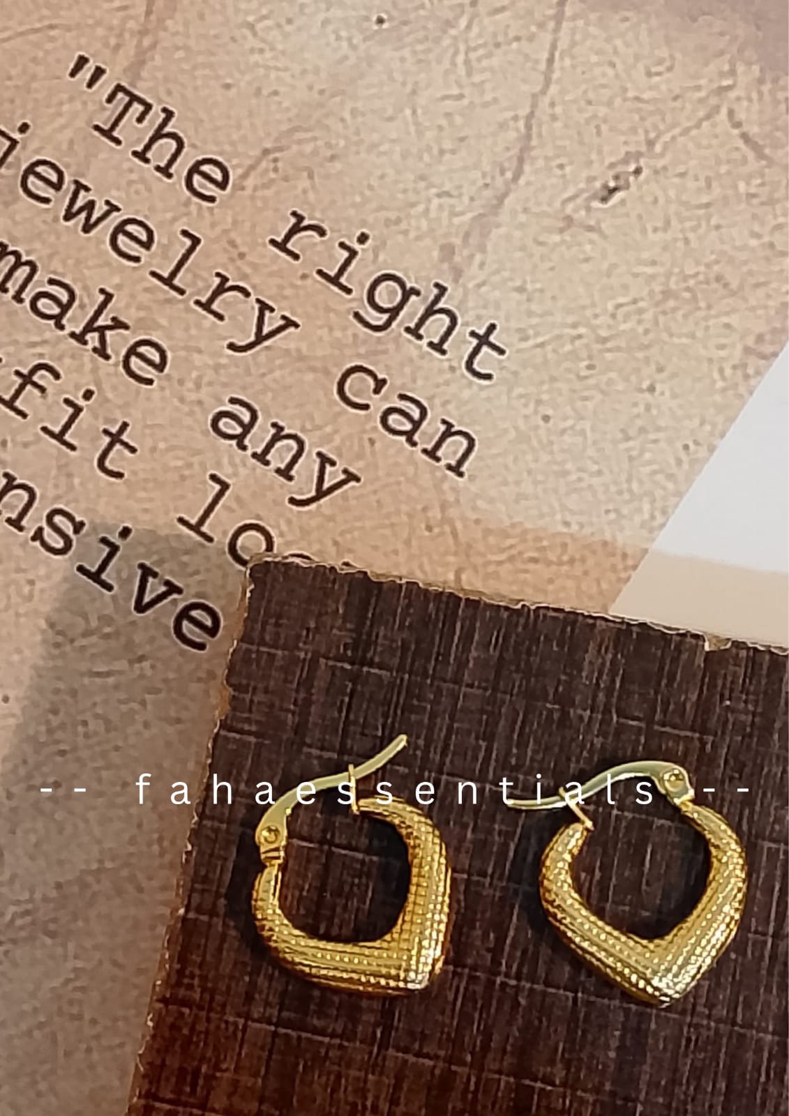 Gold Hoop Earrings 02