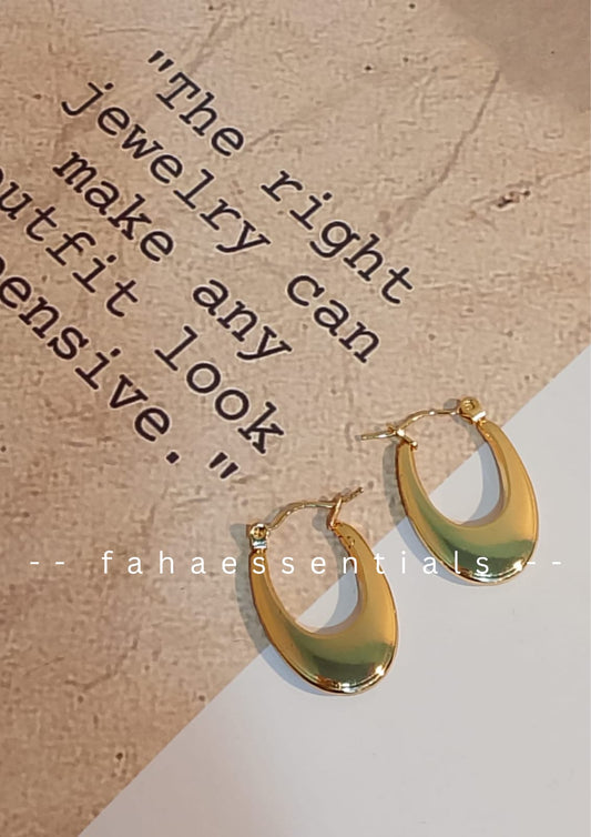 Gold Hoop Earrings 04
