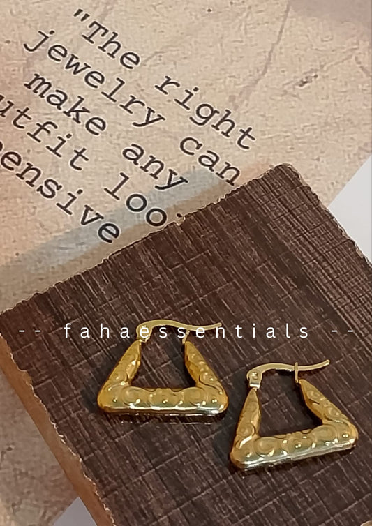 Gold Hoop Earrings 05