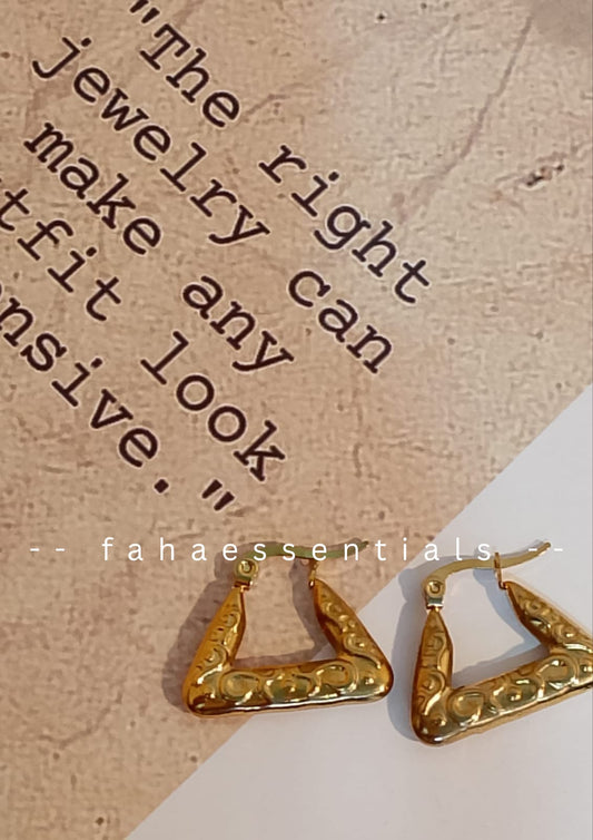 Gold Hoop Earrings 05