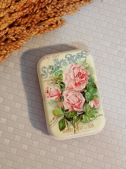 Floral Vintage Theme Tinbox