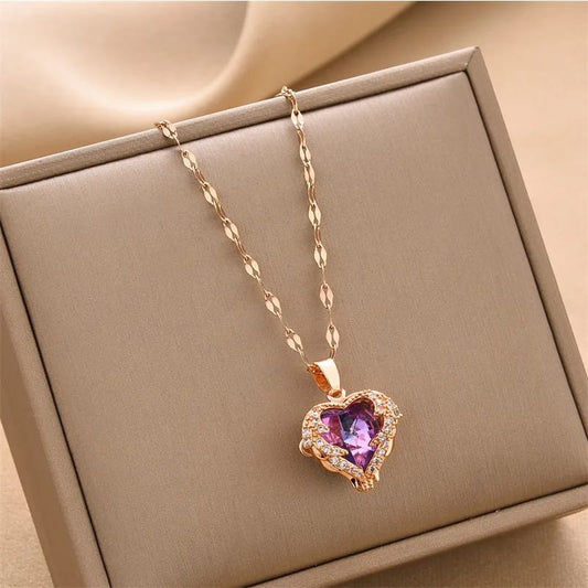 Crystal Heart Pendant