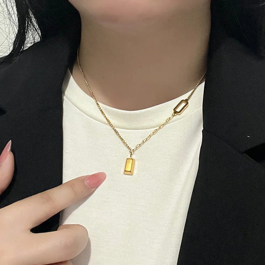 Gold Bar Pendant
