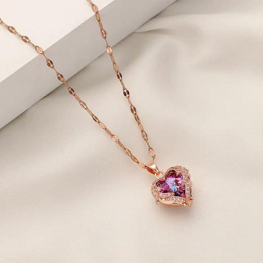 Crystal Heart Pendant