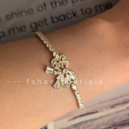 Radiant Bow Bracelet
