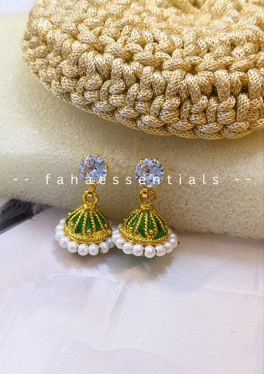 Zeenat Jhumki - Light Green