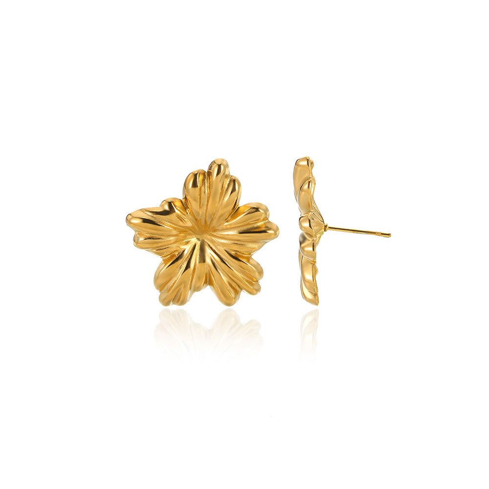 Luxe Floral Stud Earings