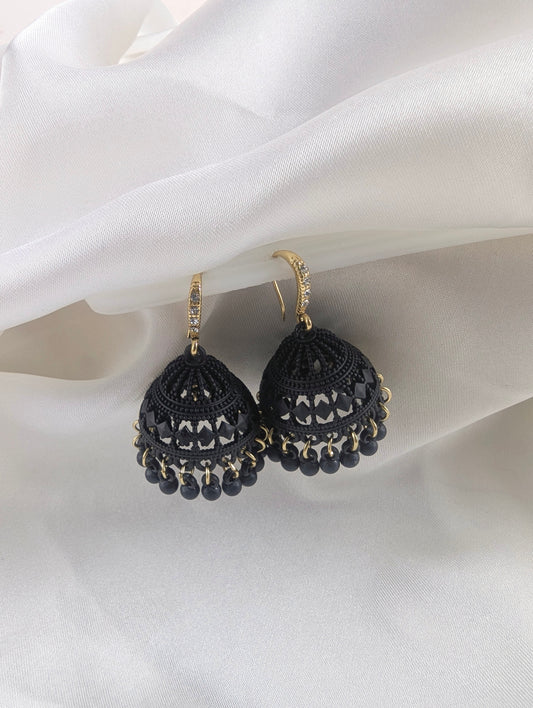 Mahrani Jhumki - Black