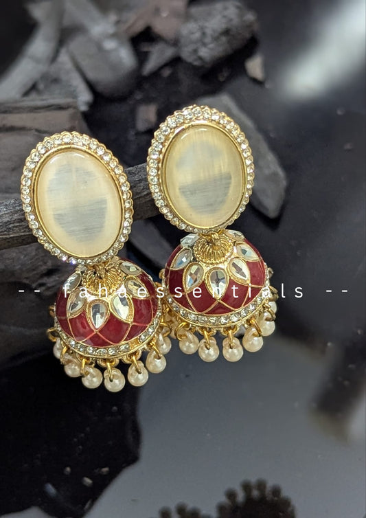 Husn Jhumki - Maroon