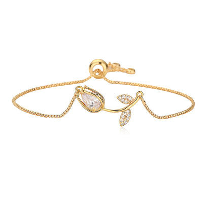 Tulip Up Down Bracelet - White