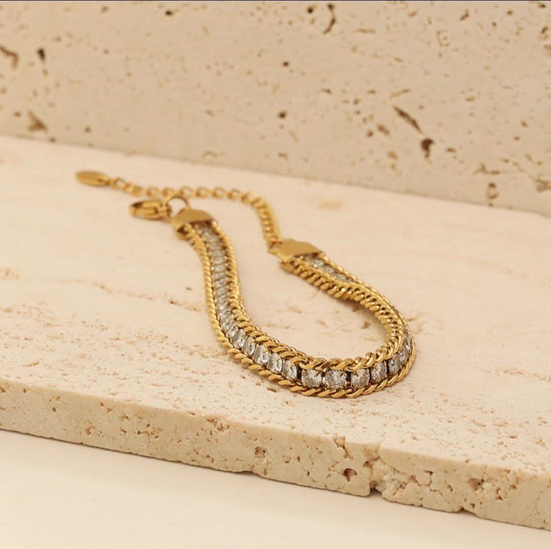 Twisted Stone Bracelet