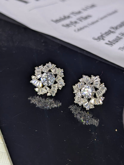 Silver Glam Earrings