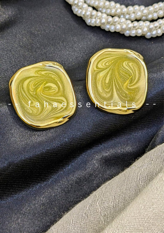 Vintage Golden Earrings