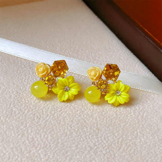 Sunbeam Bloom Floral Earings