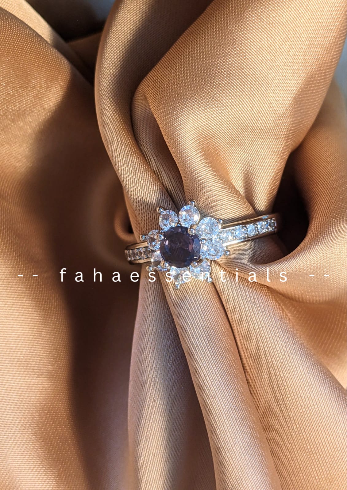 Floral- Inspired Amethyst Ring