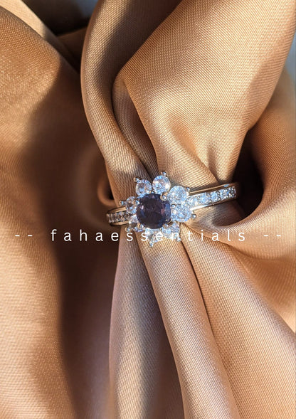 Floral- Inspired Amethyst Ring