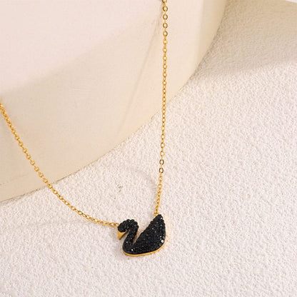 Black Swan Necklace