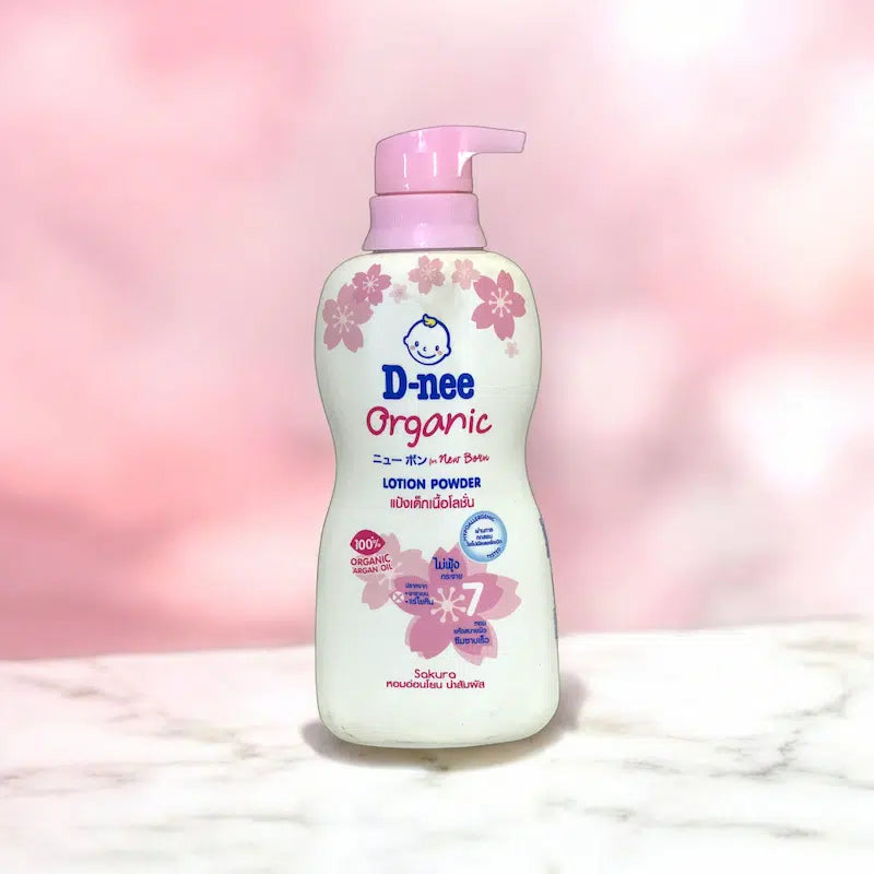 D-nee Organic Lotion Powder - Pink 400ml