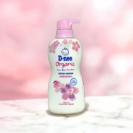 D-nee Organic Lotion Powder - Pink 400ml