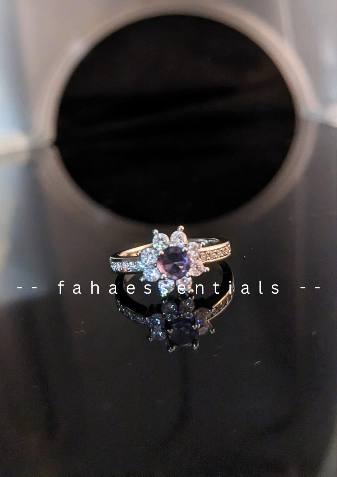 Floral- Inspired Amethyst Ring