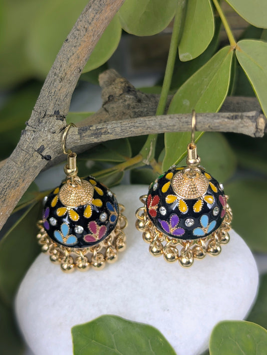 Noor-E-Meher Jhumki-Black