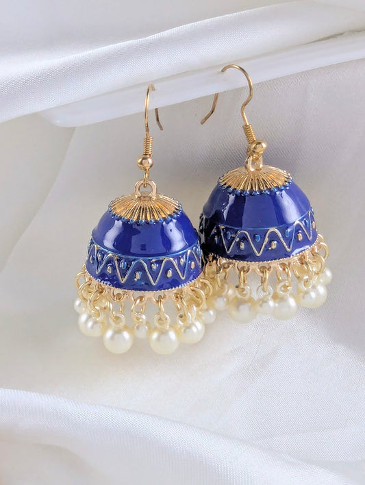 Gulbahar Jhumki - Blue