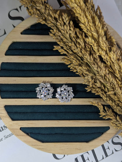 Silver Glam Earrings